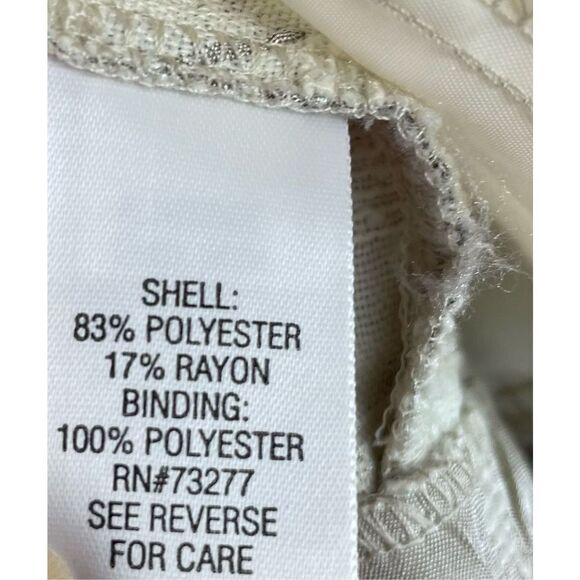 Croft and Borrow Women's Champange Crinkle Pattern Blazer Jacket Size Small - Picture 6 of 8